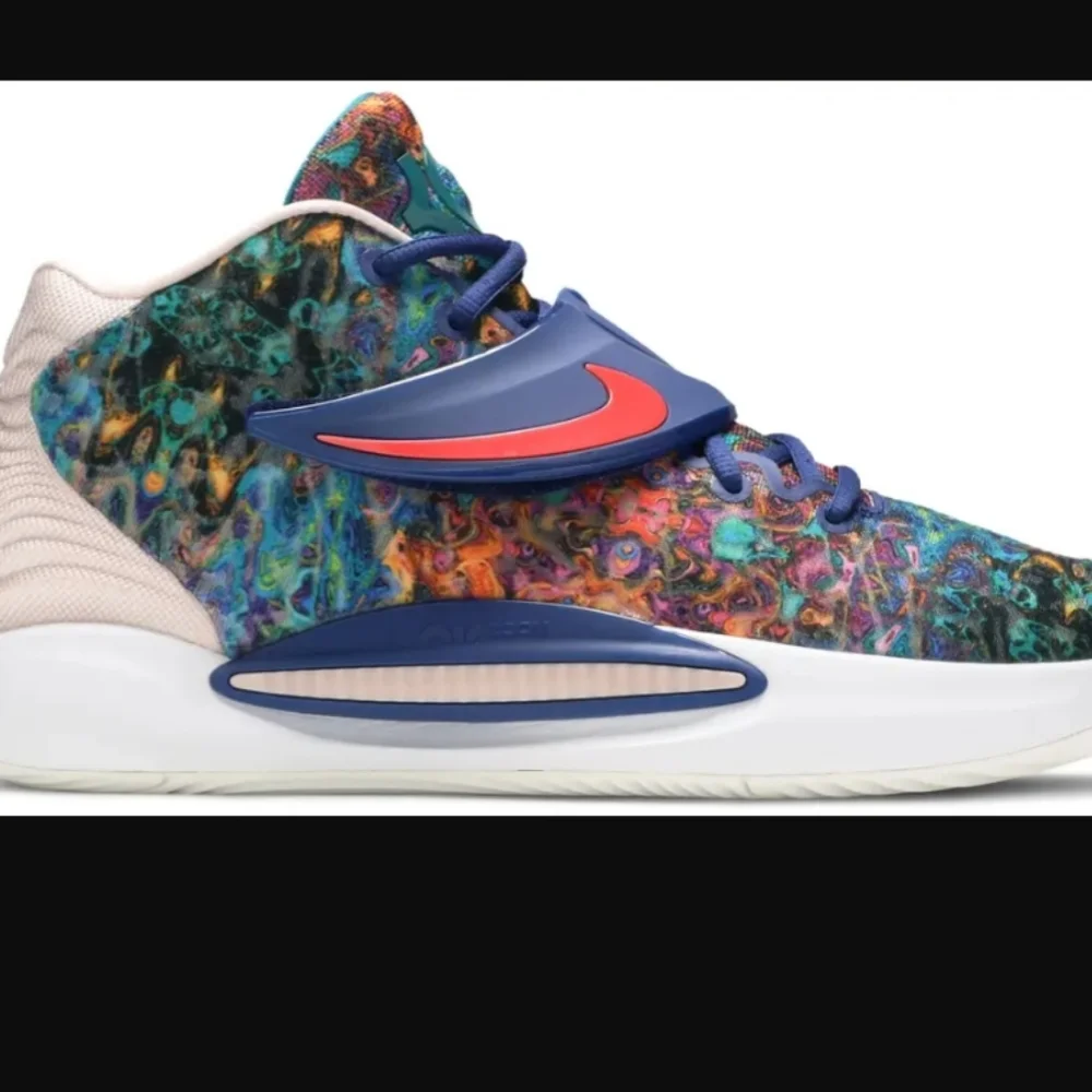 Nike Air kd14 Kevin Durant psychedelic tennis shoes basketball